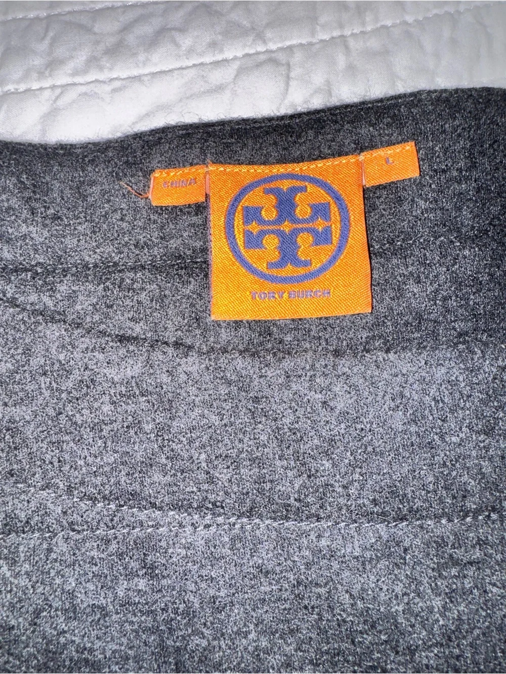 Tory Burch Reign Charcoal Gray Sleeveless Sheath Dress